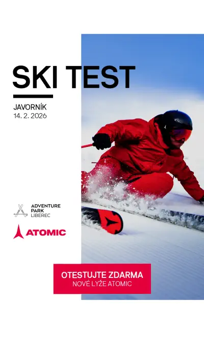 14.2.2026 testovačka lyží ATOMIC!